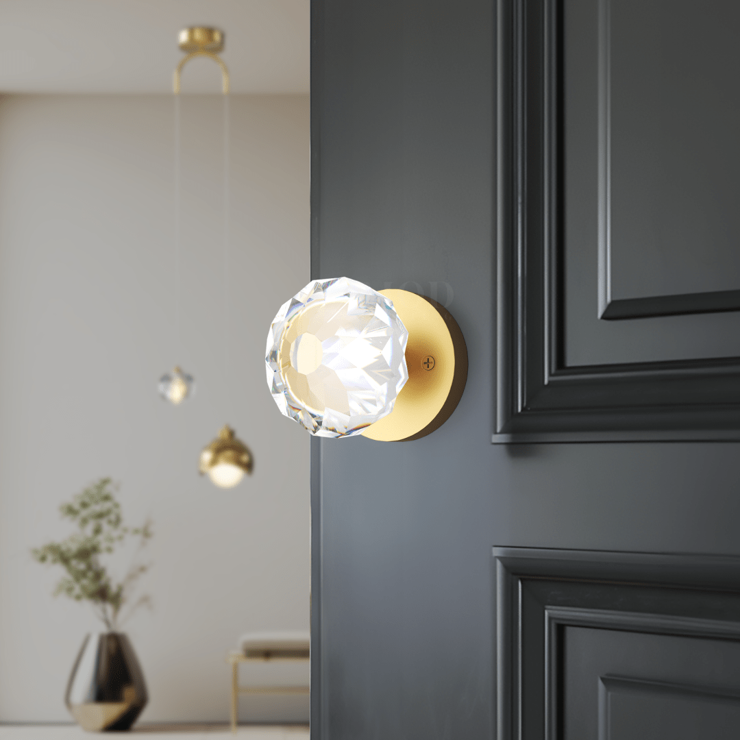 Regency Crystal Door Handle