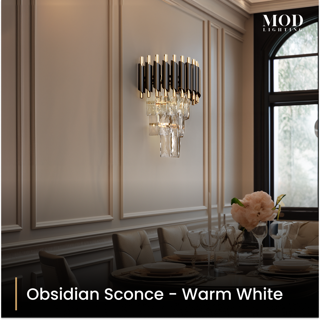 Obsidian Sconce (Open Box)