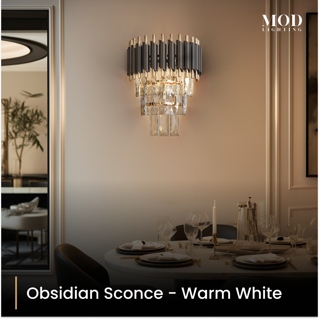 Obsidian Sconce (Open Box)