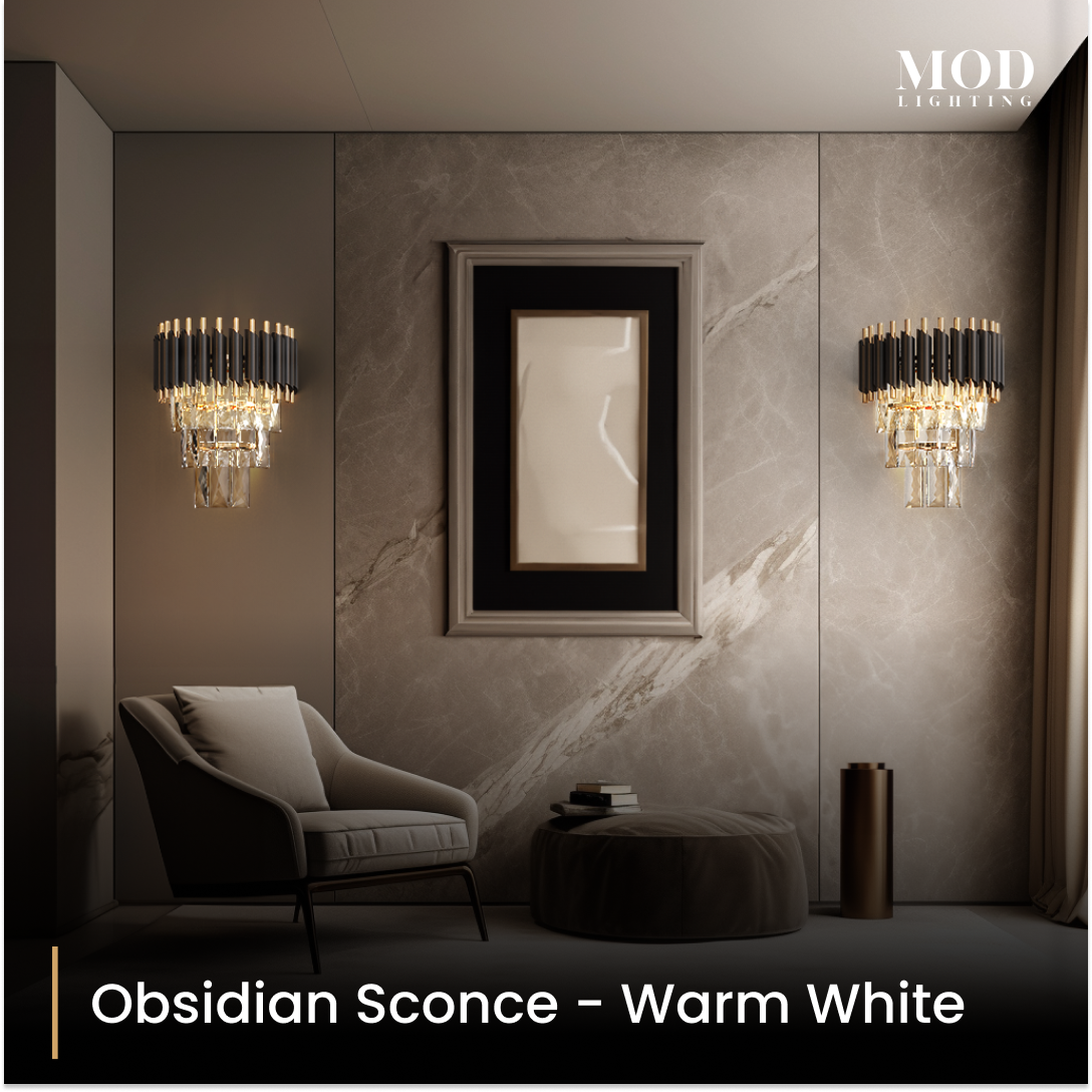 Obsidian Sconce (Open Box)