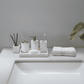 Alabaster Travertine Stone Bath Set