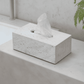 Alabaster Travertine Stone Tissue Box