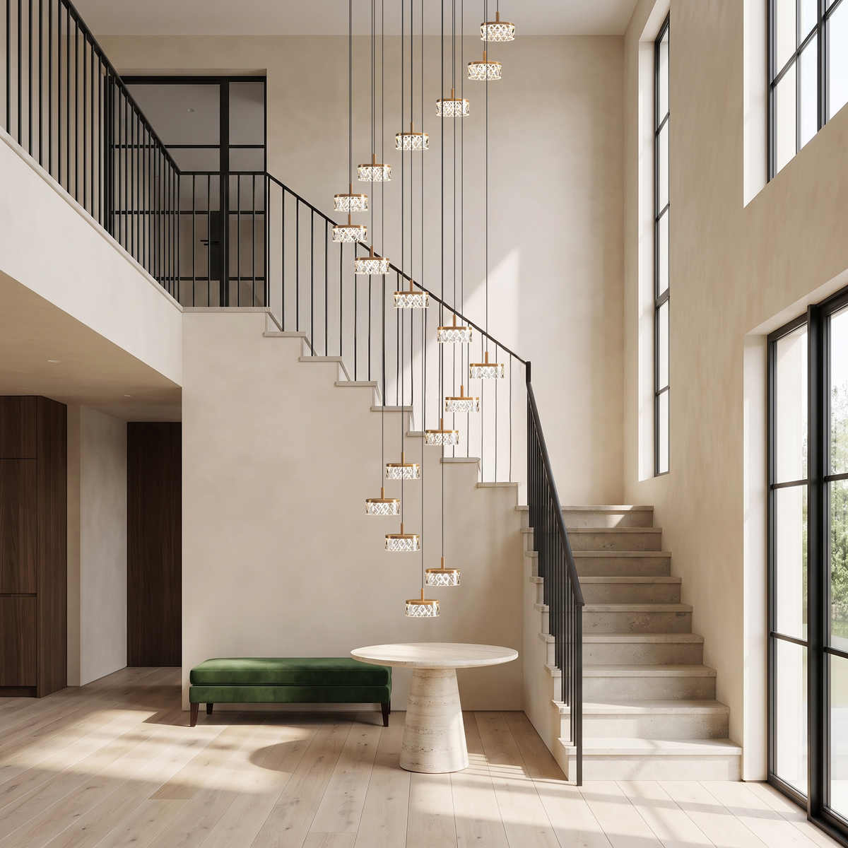 Emma Staircase Chandelier