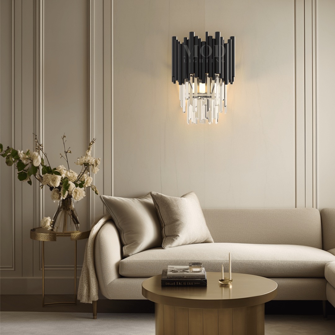 Obsidian Sconce