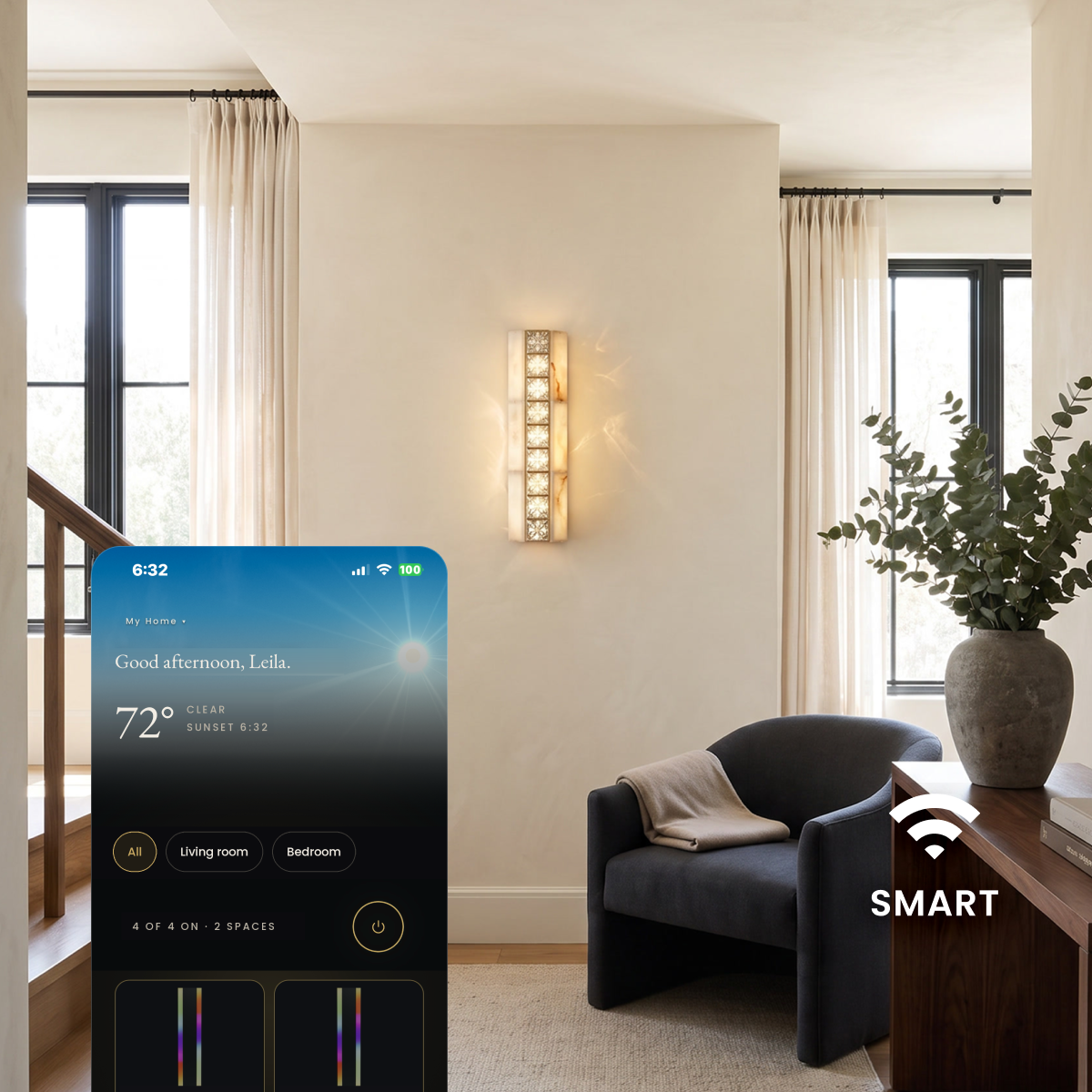 Seraphine Sconce (Smart)