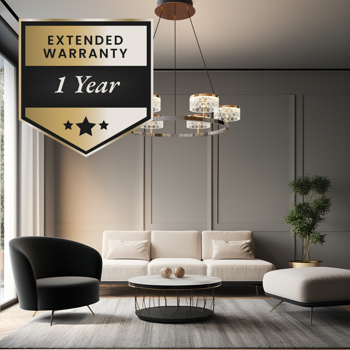 1-Year Extended Warranty (Emma Hanging Chandelier)